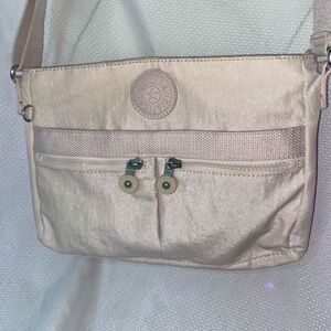 Kipling Powder Pink Crossbody Bag Lightweight and Versatile